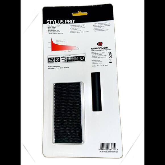Streamlight Stylus Pro LED Flashlight PenLight with Holster, Black - Picture 2 of 2
